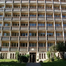 Slovakia - Building of student dormitory  ŠD5 - Starohájska 2900/8 in Bratislava